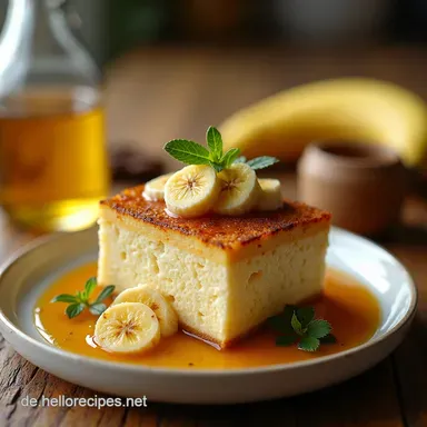 Bananen&ouml;l selber machen Das GourmetInfusions&ouml;l f&uuml;r Desserts Pfannkuchen Rezeptkarte