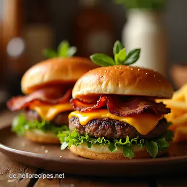 Bacon Cheeseburger Hackbraten Rezept So lieben es die Amis Rezeptkarte