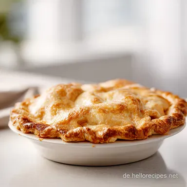 Pie Crust Rezept f&uuml;r 16 Portionen mit eiskalter Butter Rezeptkarte