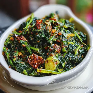 Blattspinat Rezept: Minimalistisch in 10 Minuten Rezeptkarte