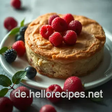 Himmlisches Blech-Biskuit Rezept mit frischen Beeren – Einfach & Lecker! Rezeptkarte