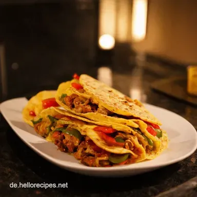 BlechpfannenH&auml;hnchenFajitas So easy schmeckt TexMex Rezeptkarte
