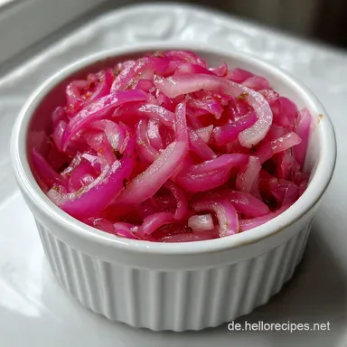 Eingelegte rote Zwiebeln: Fertig in 15 Min. Instakoch.de Rezeptkarte