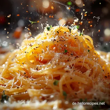 BlitzGarnelenPasta Cremige KnoblauchSo&szlig;e in 25 Min Rezeptkarte