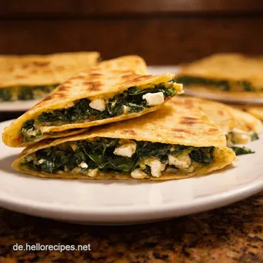Spinat und Feta Quesadillas 20 So schnell geht Feierabend Rezeptkarte
