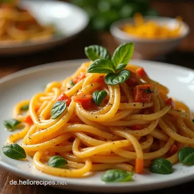 25Minuten KnoblauchGarnelen Pasta Blitzrezept f&uuml;r Genie&szlig;er Rezeptkarte