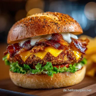 BlitzTruthahn Burger Hei&szlig;luftfritteuse machts m&ouml;glich Rezeptkarte