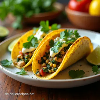 Knusprige Blumenkohl Tacos Dein KorianderLimettenTraum Rezeptkarte
