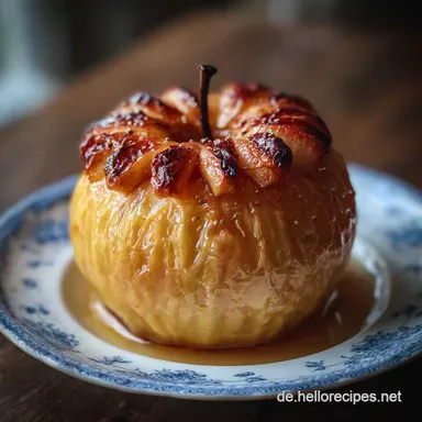 Bratapfel Dessert Rezept: Marzipan-Füllung Rezeptkarte