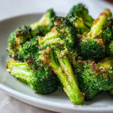 Brokkoli aus der Hei&szlig;luftfritteuse in 20 Minuten: Crispy