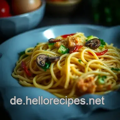 Einfach bunte Nudeln mit Gemüse: Leckere vegetarische Rezeptideen Rezeptkarte