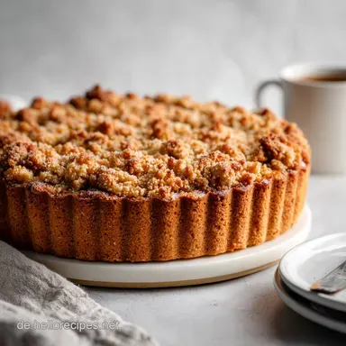 Butterstreusel Grundrezept: Knusprige Streusel f&uuml;r Kuchen & Blechkuchen Rezeptkarte