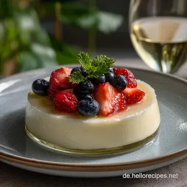 Silvester Nachtisch: Wei&szlig;e Schokolade Mousse Rezeptkarte