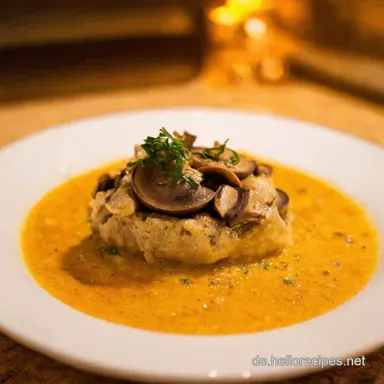 Champignon-Rahmsoße wie im Restaurant: Mein einfaches Rezept! Rezeptkarte