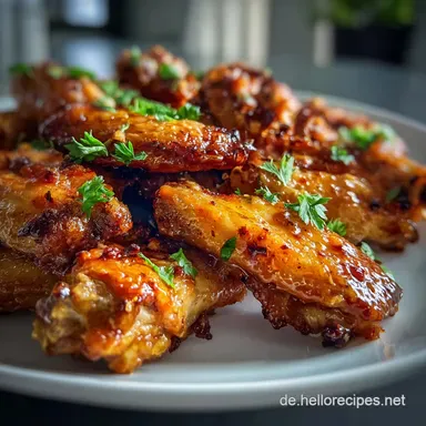 Chicken Wings Hei&szlig;luftfritteuse: Crispy & Schnell Rezeptkarte