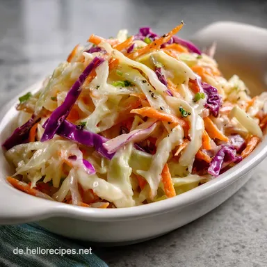 Coleslaw: Das BESTE Rezept Cremig Knackig Rezeptkarte