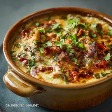 Seelenw&auml;rmer im Topf Die schnelle cremige Lasagnesuppe f&uuml;r den Feierabend Rezeptkarte
