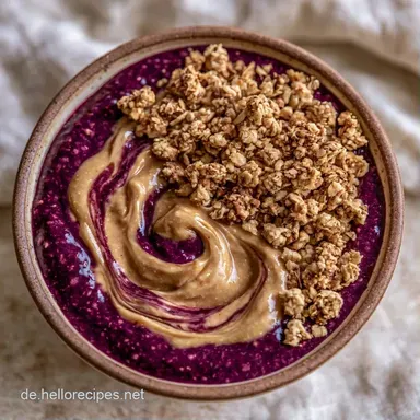 Acai Bowl Rezept mit A&ccedil;a&iacute;-Pulver Rezeptkarte