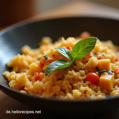 Yiayias Orzo Kritharaki Cremige OnePotPasta Einfache Rezepte Rezeptkarte