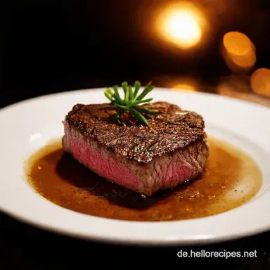 Steak perfekt Wie lange braucht ein Steak in der Heißluftfritteuse Rezeptkarte