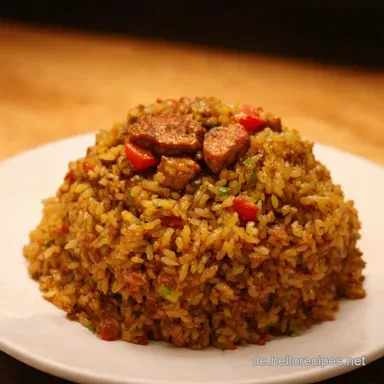 Deftiger Dirty Rice mit Rinderhack Louisiana Feeling Rezeptkarte