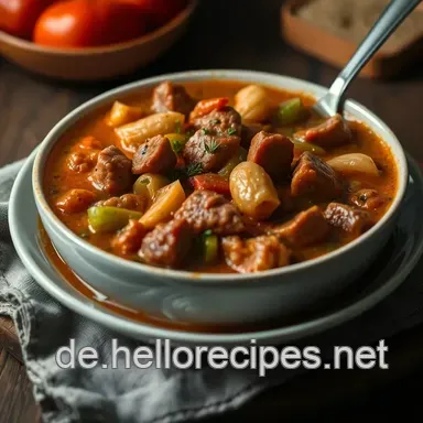 Ungarisches Paprikagulasch Rezept: So zart wie von Oma! Rezeptkarte