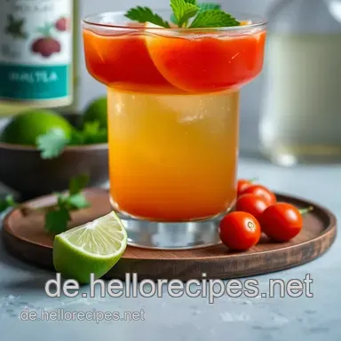 Der perfekte Mexikaner – Ein würziger Tequila-Cocktail Rezept Rezeptkarte