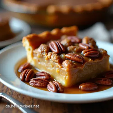 Omas SoulfoodGeheimnis Der perfekte Pecan Caramel Pie Cobbler Rezeptkarte