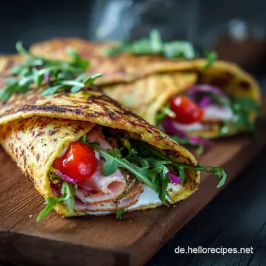 30Minuten Leinsamen Wrap Blitzschnelles glutenfreies Low Carb Rezept Rezeptkarte