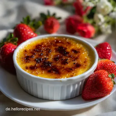 Easy Creme Brulee Recipe: Samtig & Perfekt Knusprig Rezeptkarte