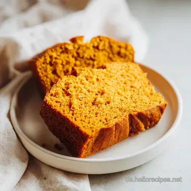 Einfaches K&uuml;rbisbrot: Saftiges Rezept in 80 Minuten gebacken Rezeptkarte