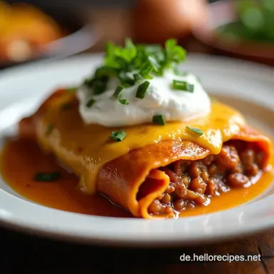 EnchiladaBlitz BohnenK&auml;se in 40 Min So einfach Rezeptkarte