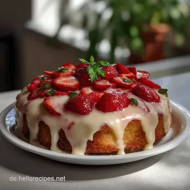 Erdbeerkuchen Mit Vanillepudding Cremiger Klassiker: 50 Min Rezeptkarte