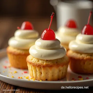 Saftige Erdbeer Cupcakes mit cremigem Frischkäse Mein SektGeheimnis Rezeptkarte