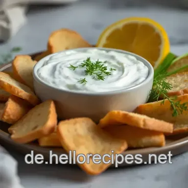 Erfrischender dip mit schmand: Mein cremiger Kräuter-Dip für jeden Anlass! Rezeptkarte