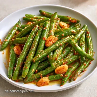 Fagiolini Alla Genovese f&uuml;r 4 Personen Rezeptkarte