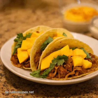 Scharfe Garnelen Tacos mit Mango Mein Urlaubsrezept Rezeptkarte