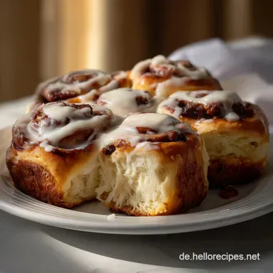 Fluffige Zimtschnecken Ses Gebck mit FrischkseFrosting: Watteweich Rezeptkarte