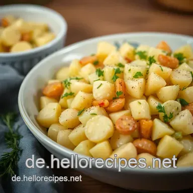 Fränkischer Kartoffelsalat – Mein beliebtes Rezept für jeden Anlass Rezeptkarte
