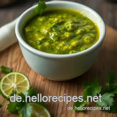 Frische mexikanische Salsa Verde – Einfaches Rezept für jeden Anlass Rezeptkarte