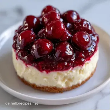 Fruchtiges Kirschen Dessert f&uuml;r 4 Rezeptkarte