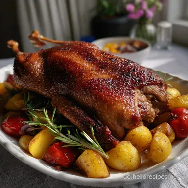 Gänsebraten Rezept: Außen Kross Und Innen Zart Rezeptkarte