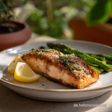 Gebratener Lachs mit Haut in 18 Minuten: Knusprig & Saftig Rezeptkarte