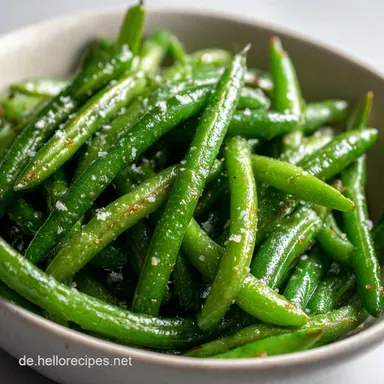 Gekochte Buschbohnen: Einfaches Rezept in 20 Minuten Rezeptkarte