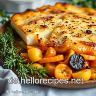 Gemüse zum Lachs aus dem Ofen: Einfach & Lecker! Rezeptkarte