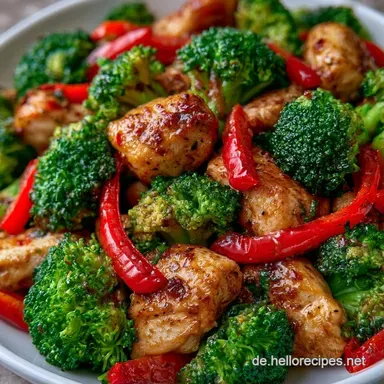 Gem&uuml;sewok Mit H&auml;hnchen In 25 Minuten Rezeptkarte