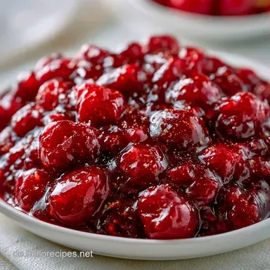 Kirschmarmelade f&uuml;r 4 Gl&auml;ser Rezeptkarte