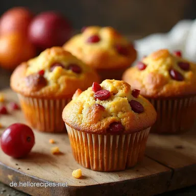 Gew&uuml;rzte Birnen Muffins Rezept Der Herbst in jedem Bissen Rezeptkarte