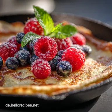 Glutenfreie Pfannkuchen vom Blech Fluffig, stressfrei, kein Wenden! Rezeptkarte