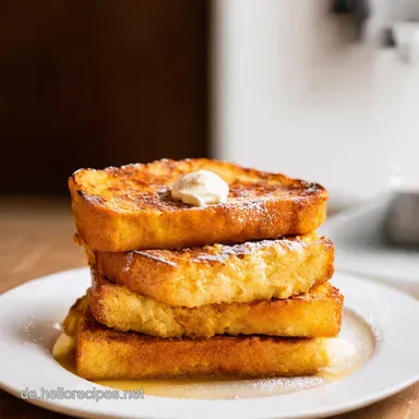 Goldbrauner French Toast Mein SuchtfaktorRezept Rezeptkarte